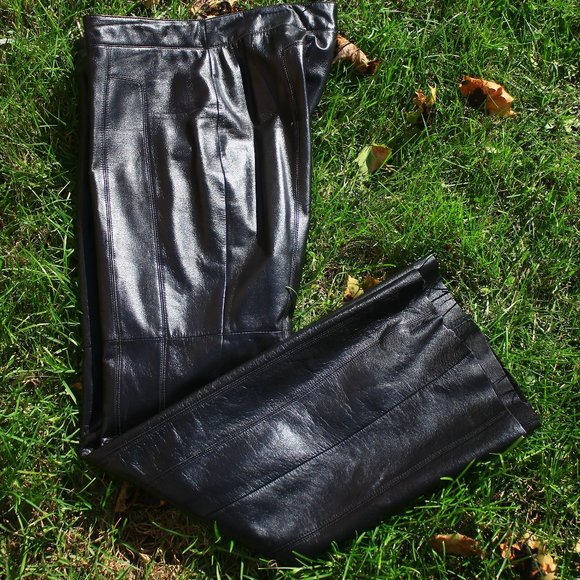 Danier Leather Pants Women's Size 8 - Picture 4 of 5